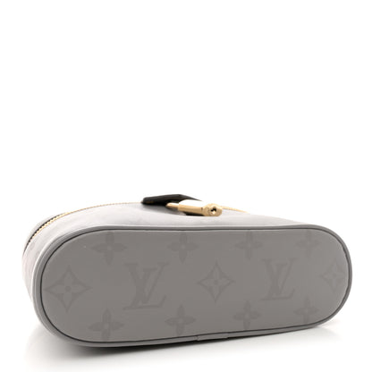 Louis Vuitton Calfskin Monogram Vanity Chain Pouch Trianon Grey 4 of 9