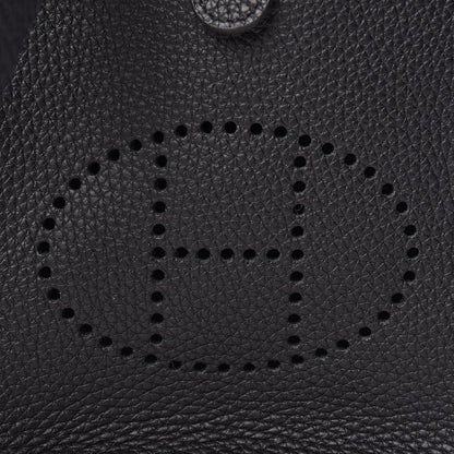 Hermes Taurillon Clemence Evelyne TPM Black 8 of 11