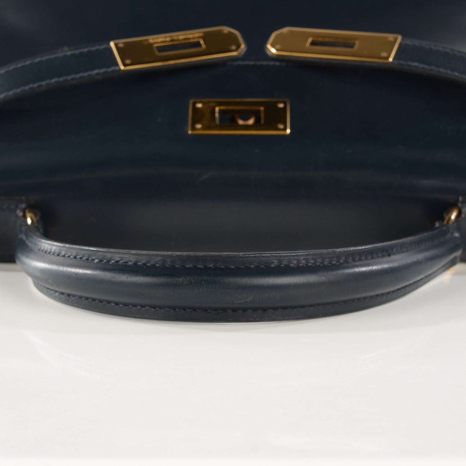 Hermes Box Kelly Retourne 28 Indigo 9 of 17