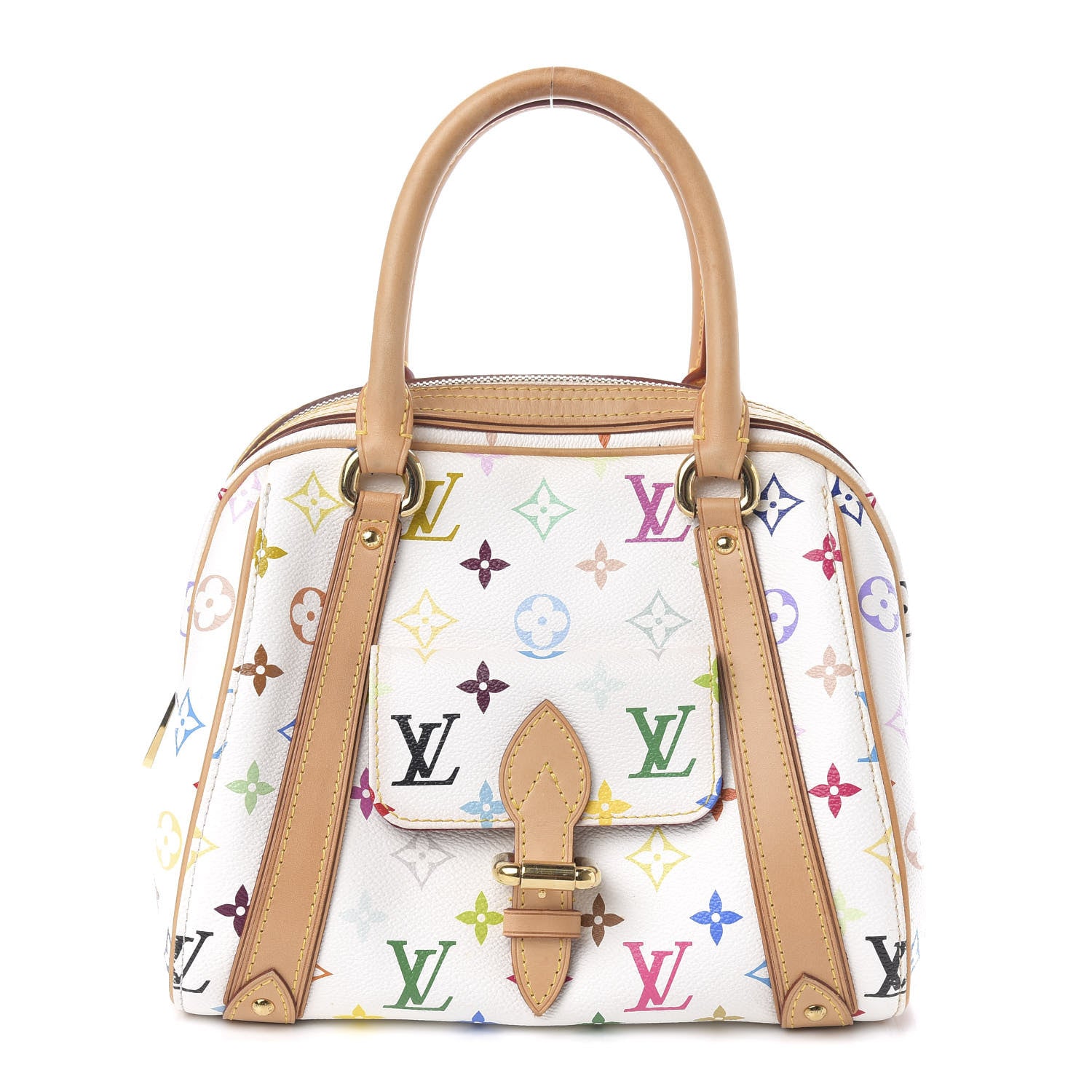 Louis Vuitton Monogram Multicolor Priscilla White 1 of 10