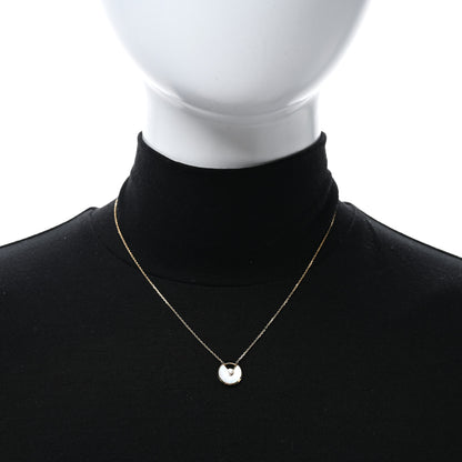 Cartier 18K Yellow Gold Diamond Mother of Pearl XS Amulette de Cartier Pendant Necklace 2 of 5
