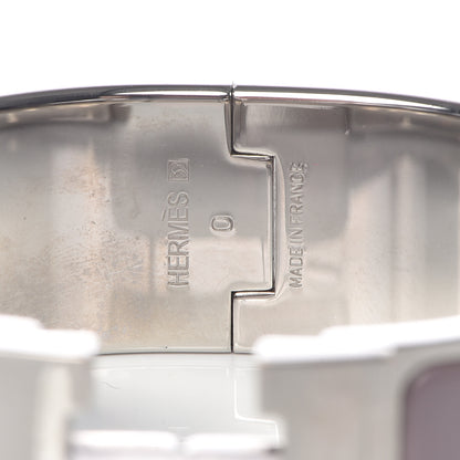 Hermes Enamel Wide Clic Clac H Bracelet GM Marron Glace 4 of 5