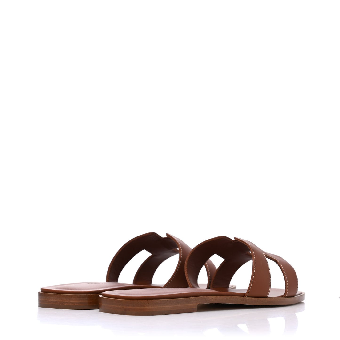Box Calfskin Oran Sandals 38 Gold