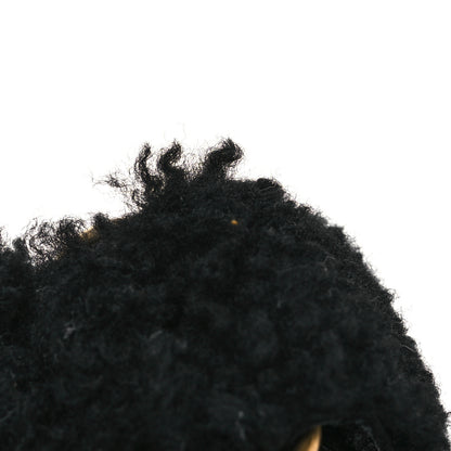 Gucci Merino Wool Interlocking G Dad Sandals 37 Black 11 of 12