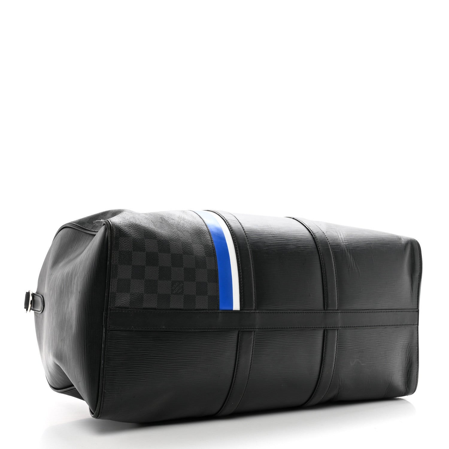 Louis Vuitton Epi Damier Graphite Keepall Bandouliere 50 Black 3 of 11