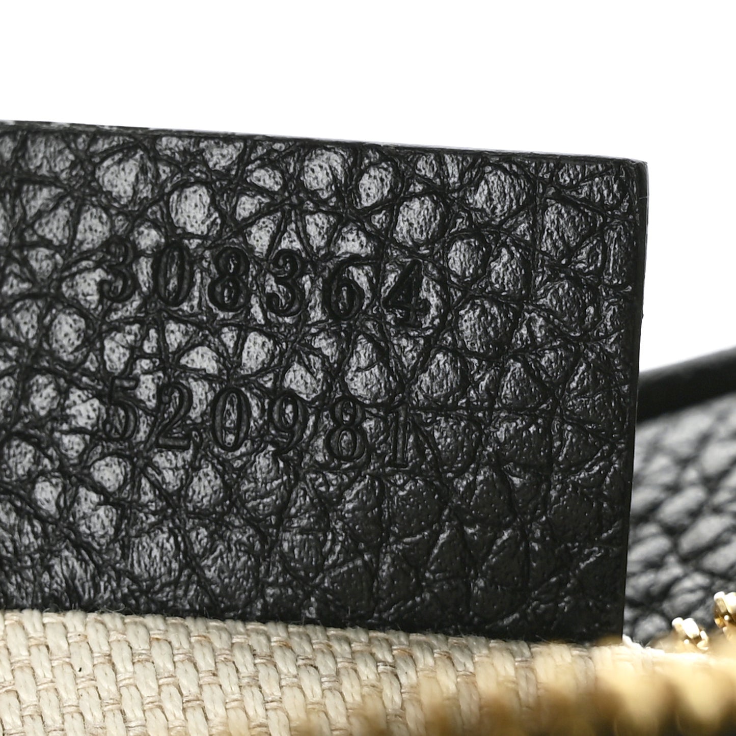 Pebbled Calfskin Small Soho Disco Bag Black