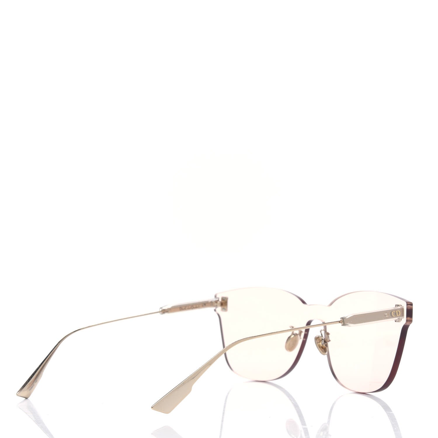 Christian Dior Mirrored Color Quake 2 Sunglasses Gold 4 of 4