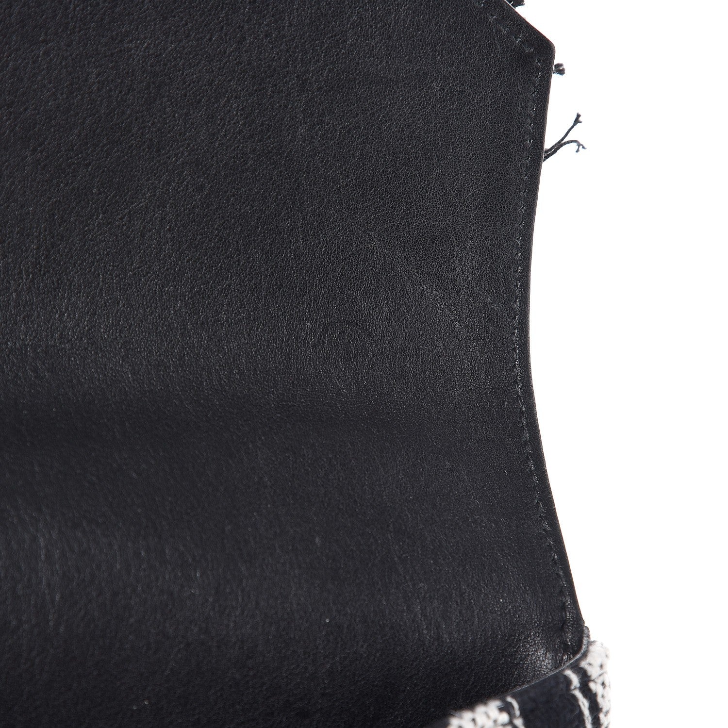 Saint Laurent Berber Chevron Tassel Monogram Large College Bag Black 10 of 10