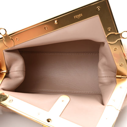 Fendi Mink Shiny Nappa Small Fendi First Rosa Plaster 4 of 11