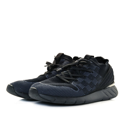 Louis Vuitton Knit Damier Mens Fastlane Sneakers 8.5 Graphite 3 of 10