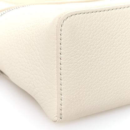 Loro Piana Grained Calfskin L19 Extra Pocket Pouch Whisper White 8 of 10