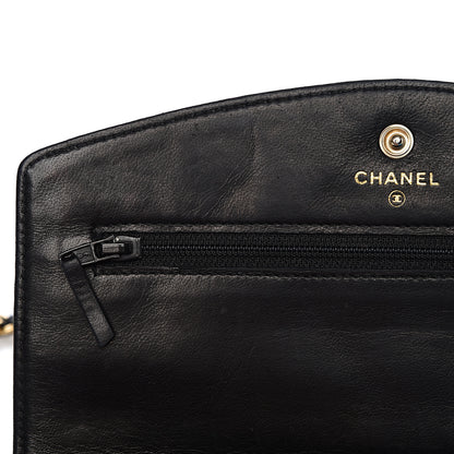 Chanel Caviar Timeless CC Wallet On Chain WOC Black 8 of 17