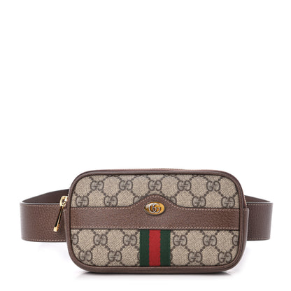 Gucci GG Supreme Monogram Ophidia Belted iPhone Case 85 34 Dark Brown 1 of 11