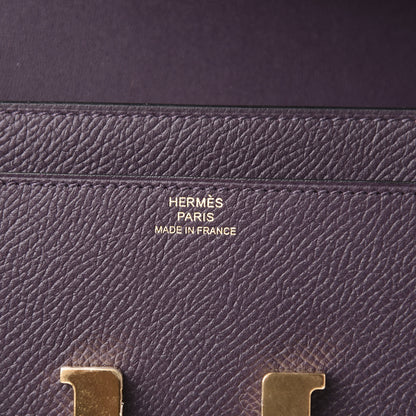 Hermes Epsom Constance Long Wallet Raisin 5 of 8