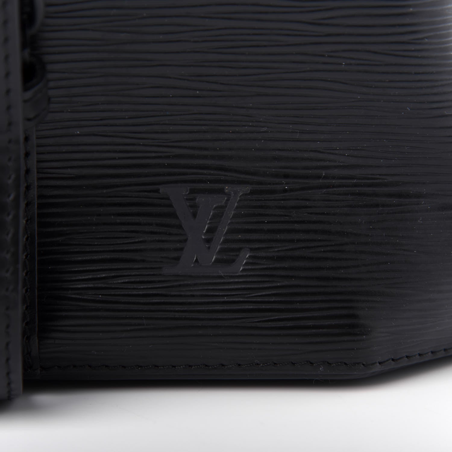 Louis Vuitton Epi Sac a Dos Drawstring Bag Black 9 of 9