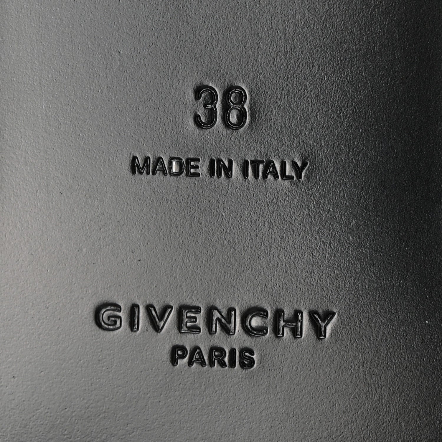 Givenchy Coated Canvas Logo 4G Embossed Flat Sandals 38 Black 6 of 9