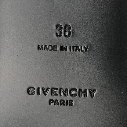 Givenchy Coated Canvas Logo 4G Embossed Flat Sandals 38 Black 6 of 9