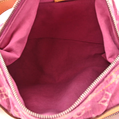 Louis Vuitton Denim Baggy PM Fuchsia 5 of 13
