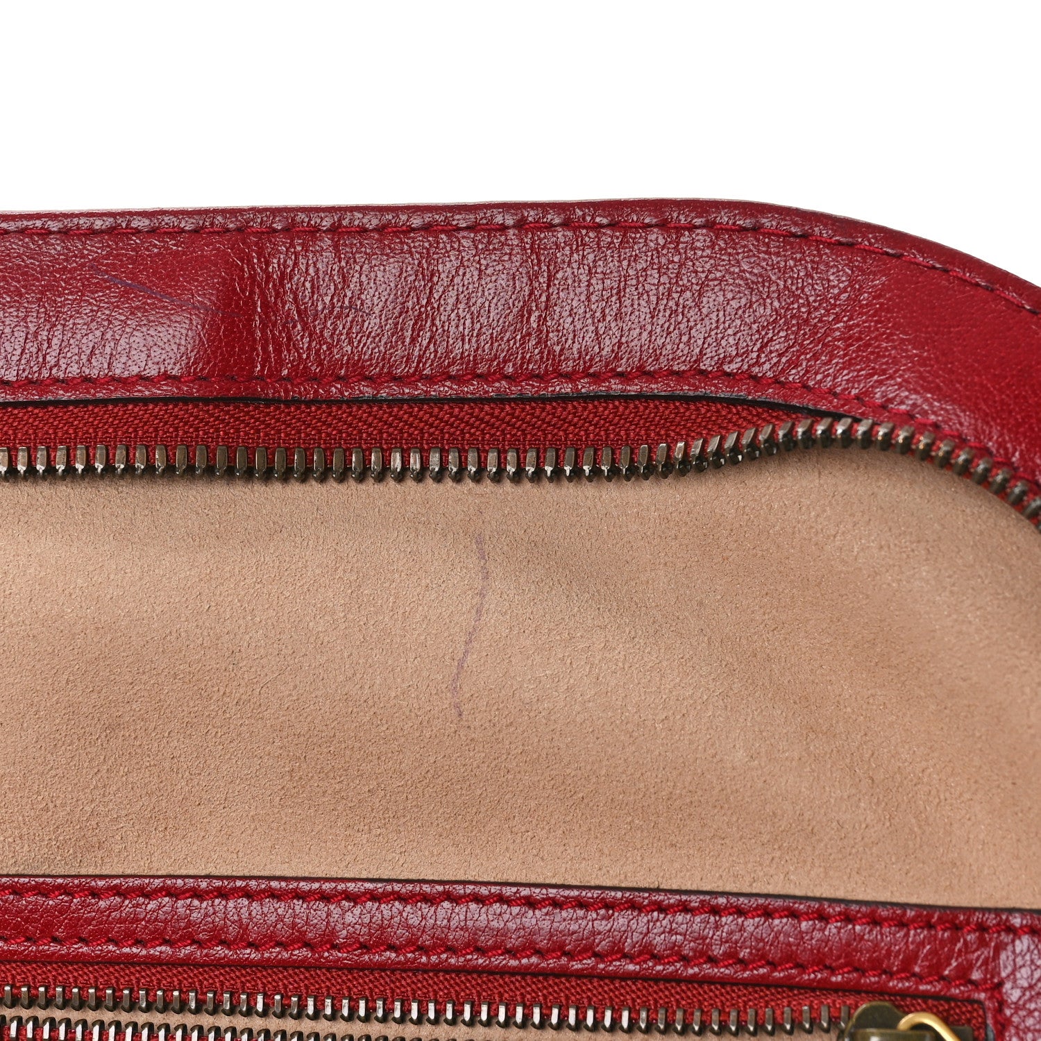 Gucci Calfskin Large Re(Belle) Top Handle Bag Red 1266892