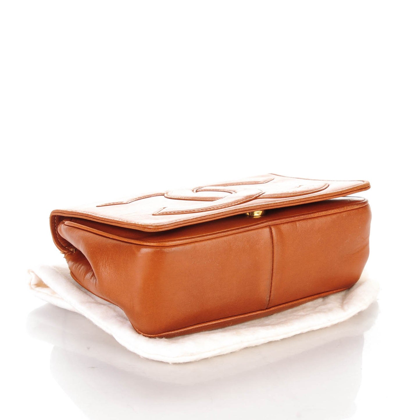 Lambskin Small CC Flap Brown