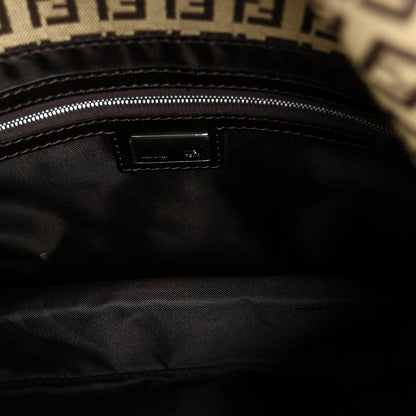 Fendi Zucchino Vitello Mama Baguette Testa di Moro Beige 5 of 9