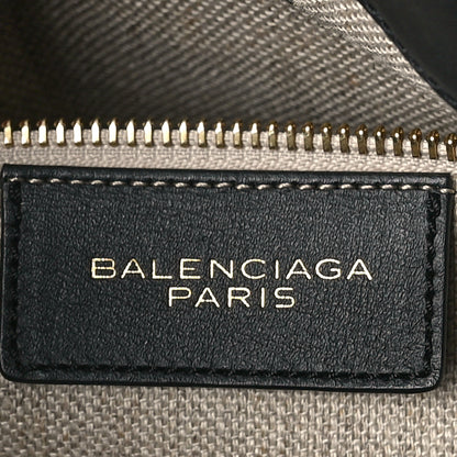 Balenciaga Calfskin Padlock All Afternoon Tote Black 5 of 8