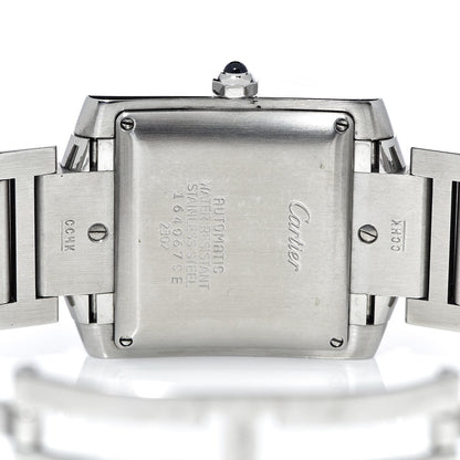 Cartier Stainless Steel 28mm Tank Francaise Automatic Watch 5 of 9