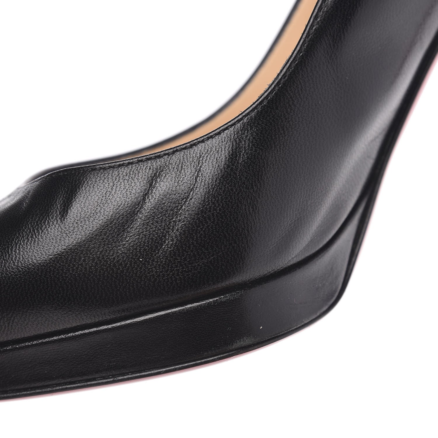 Christian Louboutin Shiny Nappa Pigalle Plato 100 Pumps 39.5 Black 8 of 9