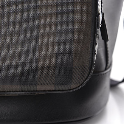 Burberry Smoked Check Backpack Black Brown 15 of 16