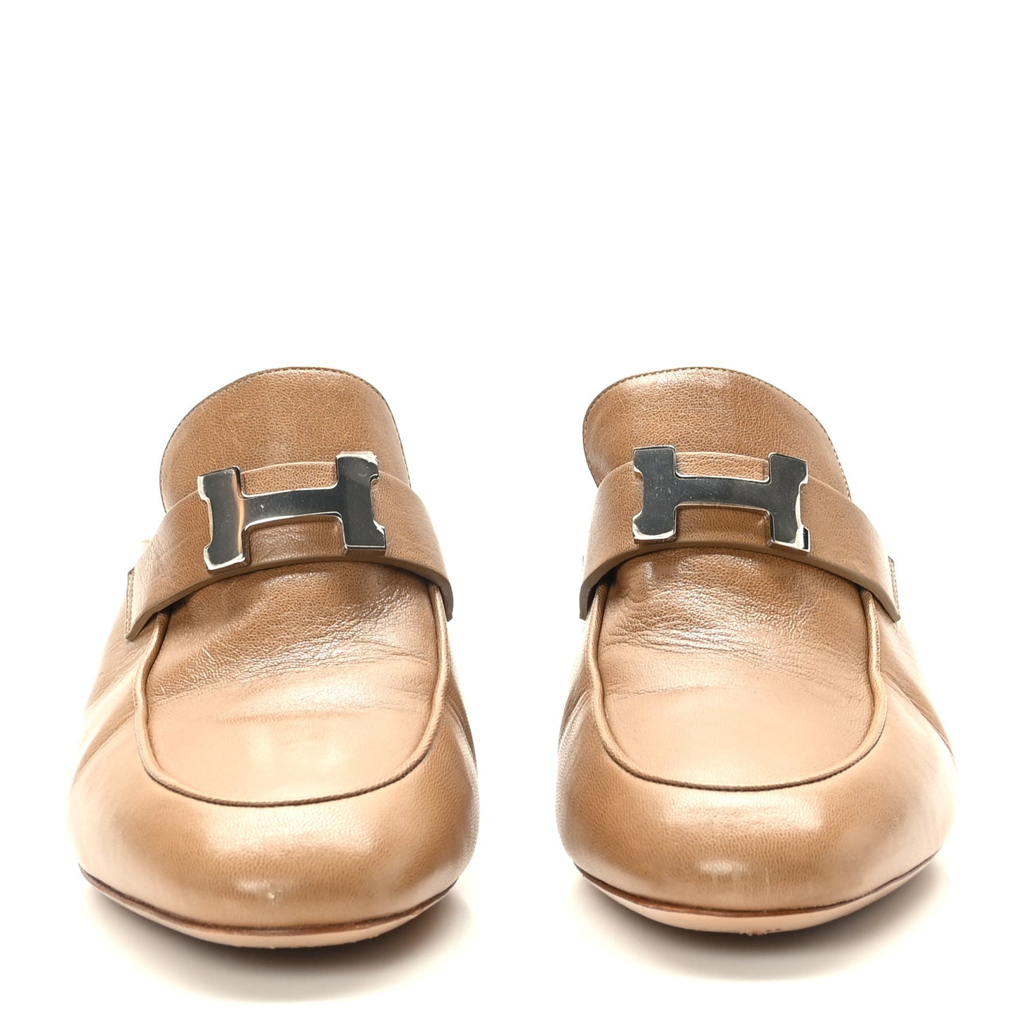 Goatskin Paradis Mules 38 Taupe