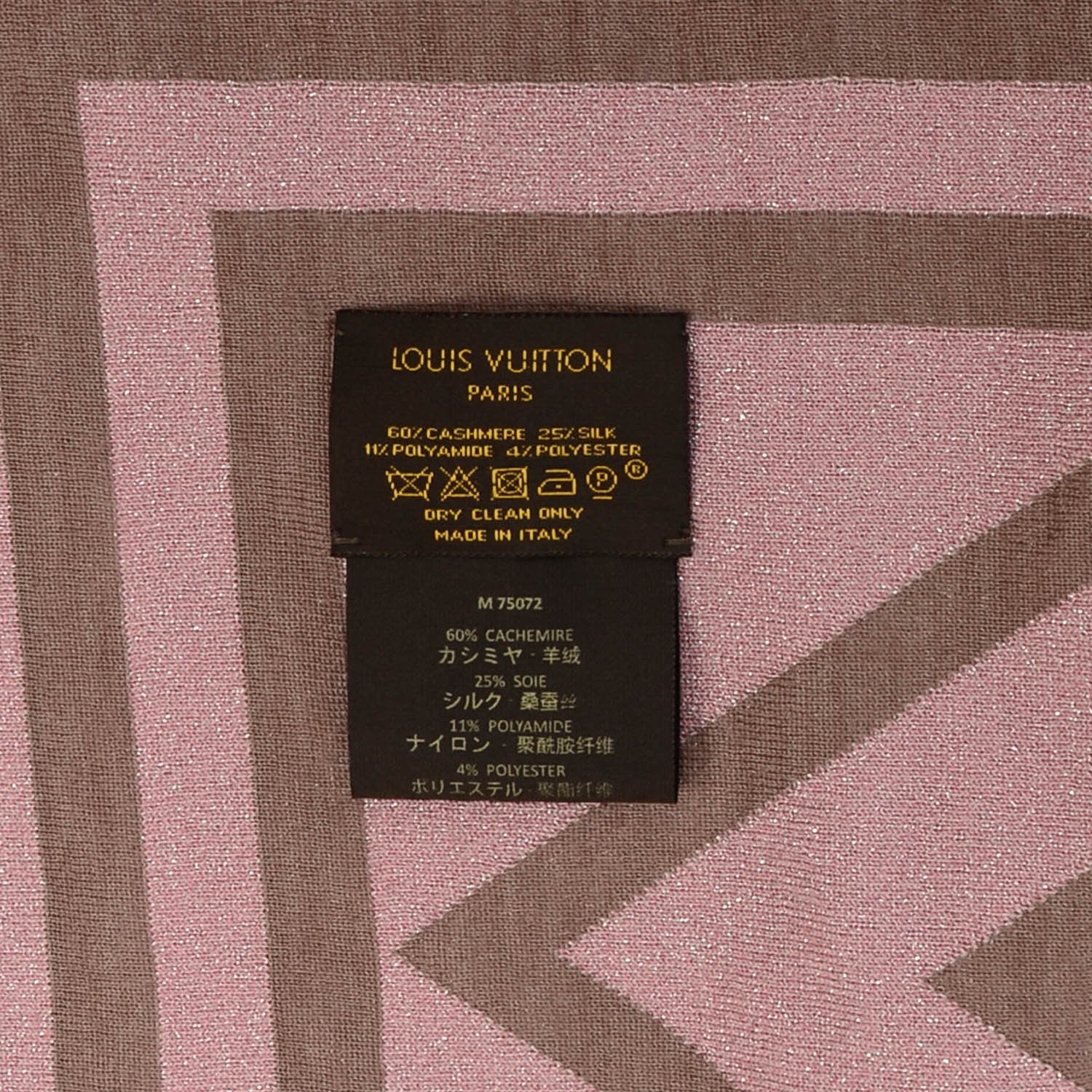 Louis Vuitton Cashmere Karako Beret and Shawl Set 6 of 9