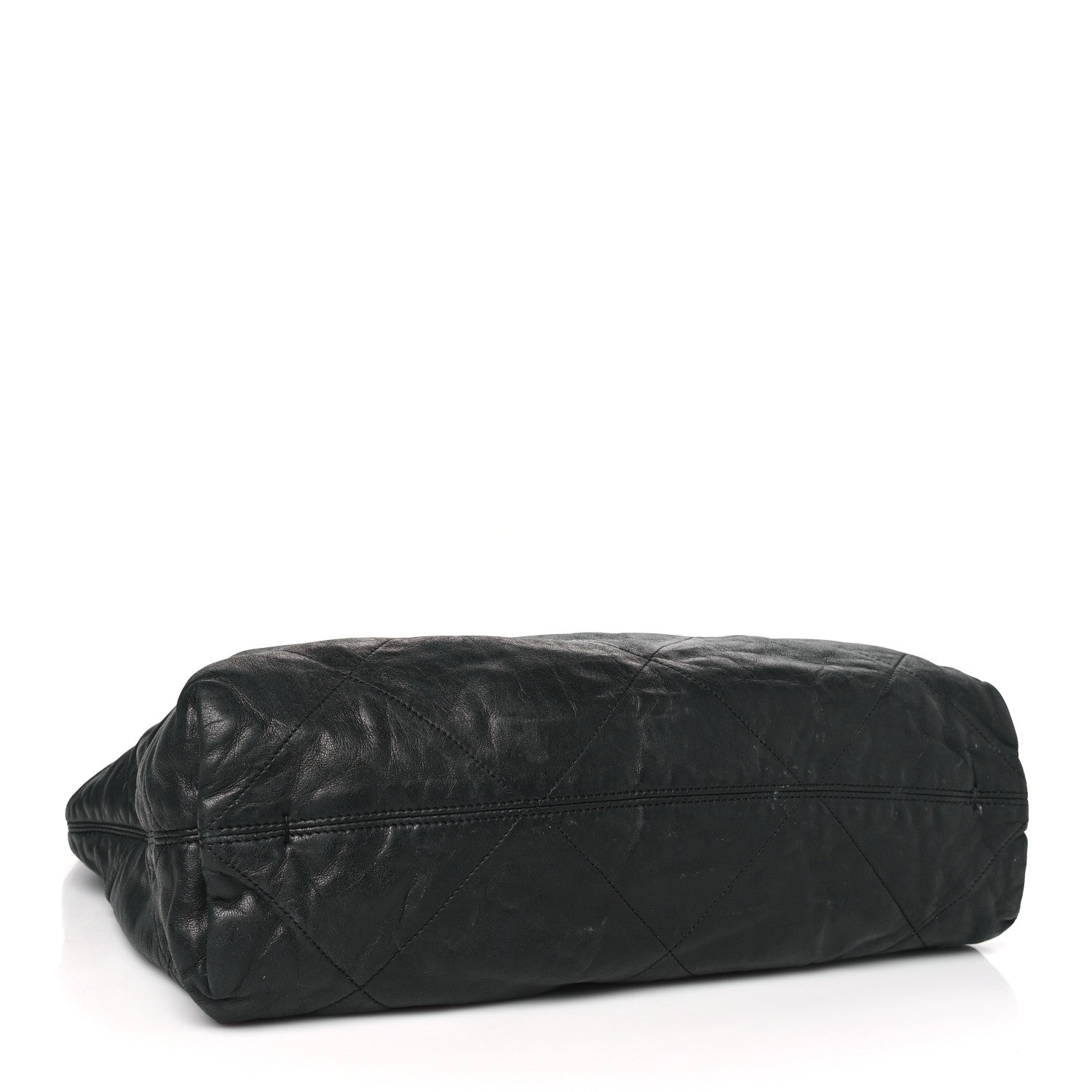Lanvin Lambskin Quilted Amalia Cabas Tote Black 4 of 9