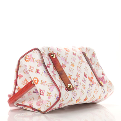 Louis Vuitton Watercolor Aquarelle Frame Speedy White 4 of 11