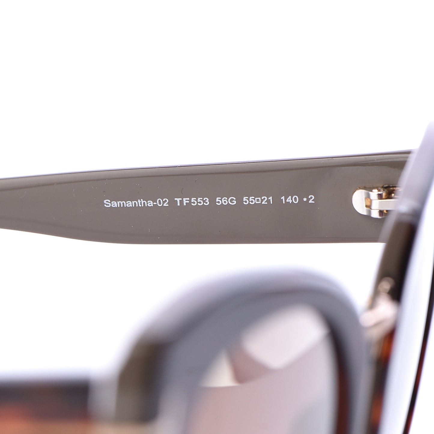 Samantha Cat Eye Sunglasses TF553 Havana