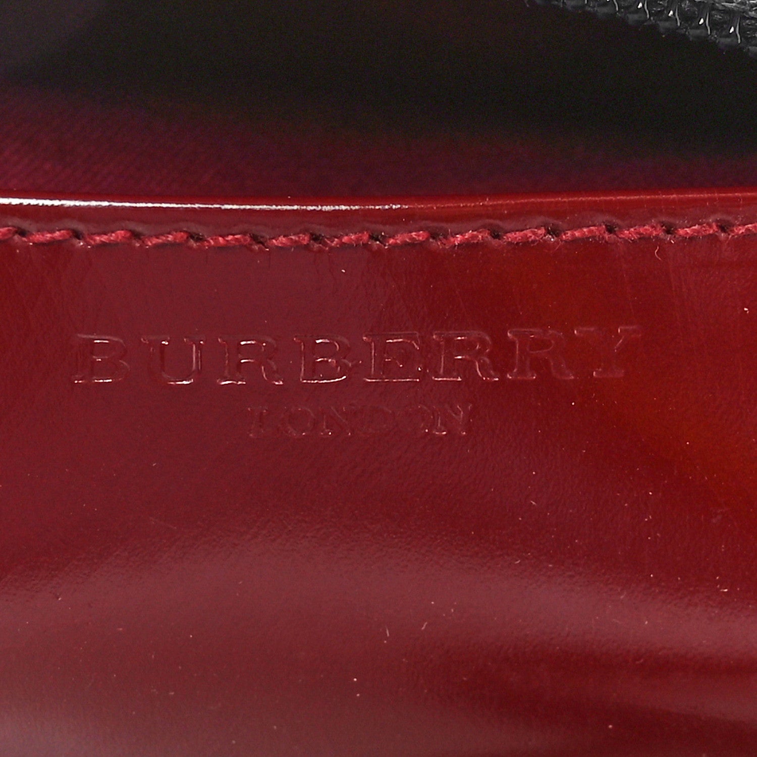 Burberry Denim Vintage Check Top Handle Patch Tote Red 6 of 9