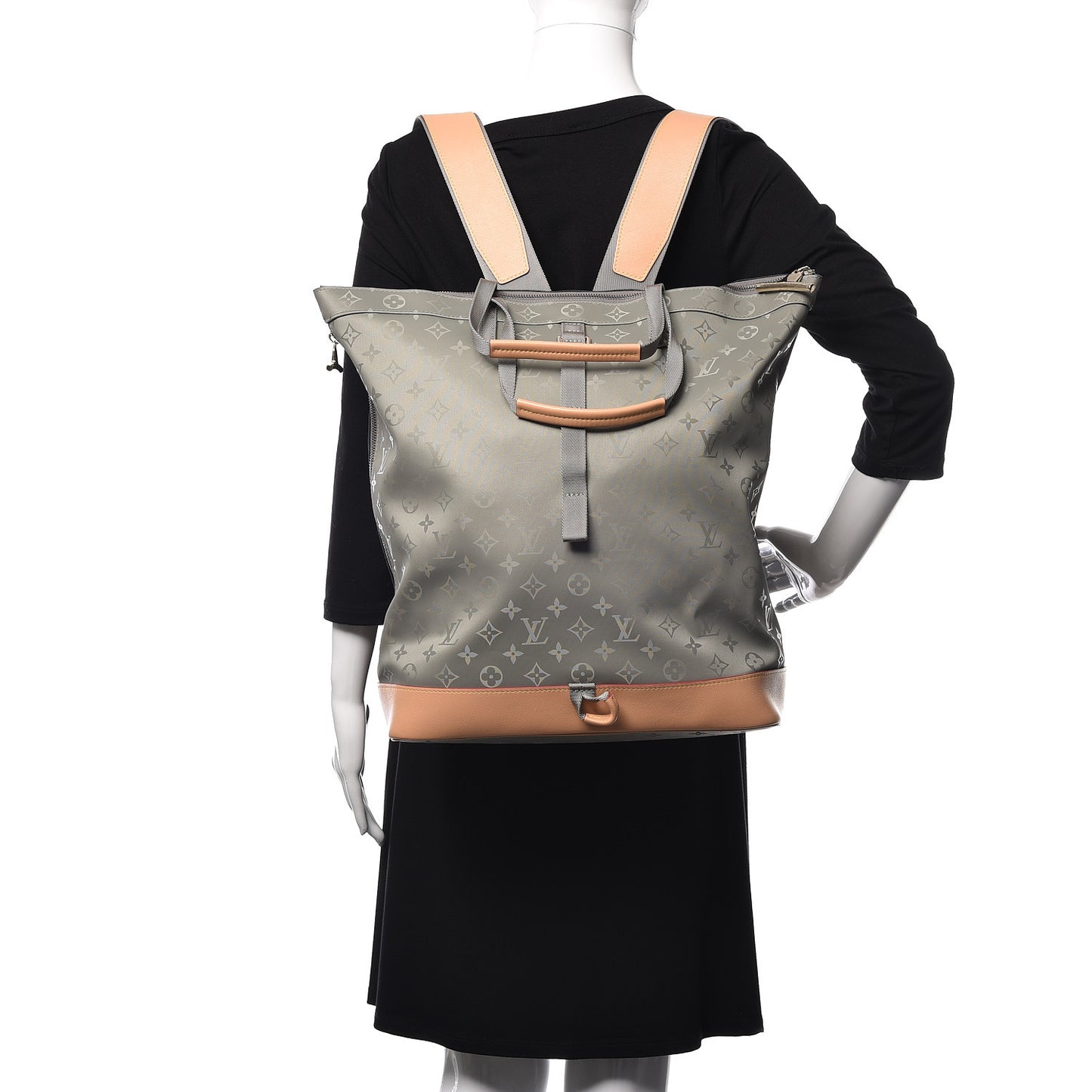 Monogram Titanium Backpack Tote