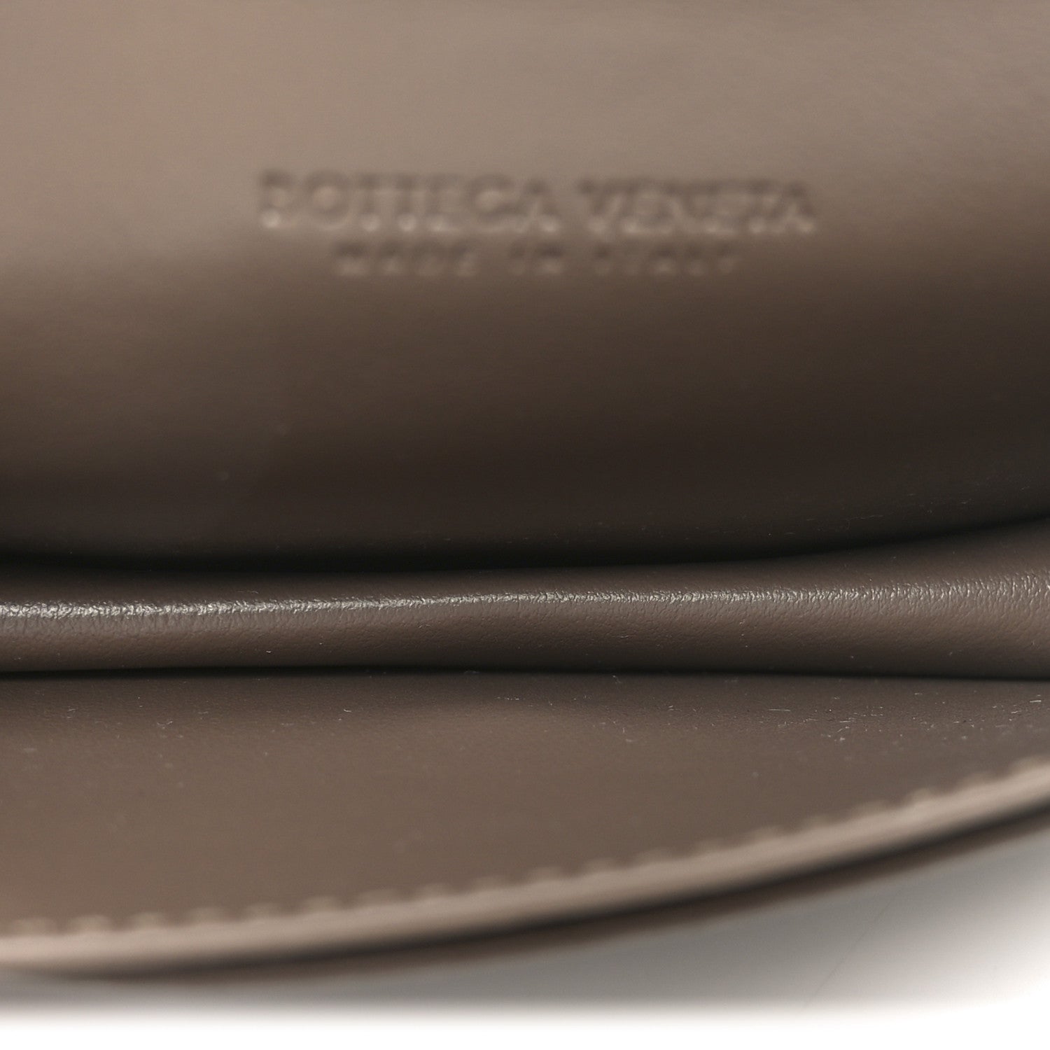 Bottega Veneta Nappa Maxi Intrecciato Card Holder Wallet Dark Taupe 5 of 6