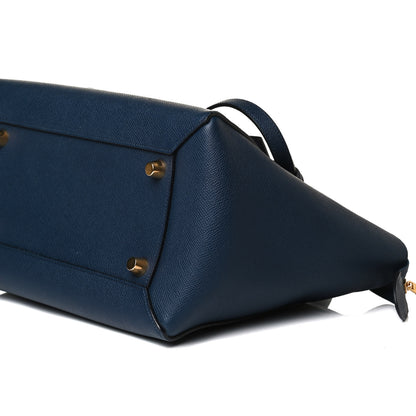 Celine Grained Calfskin Mini Belt Bag Deepsea 9 of 17