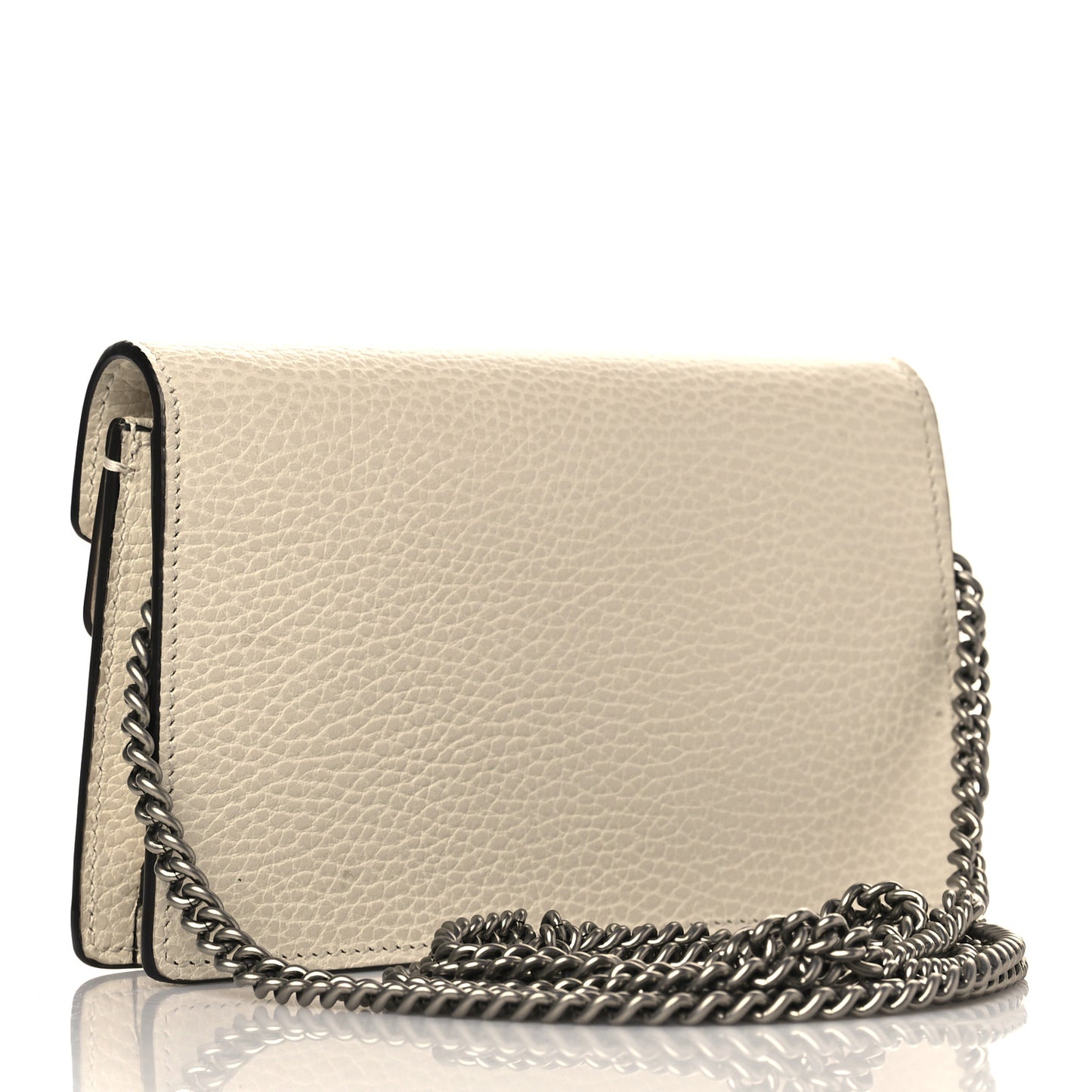 Dollar Calfskin Crystal Super Mini Dionysus Shoulder Bag Mystic White Black Diamond