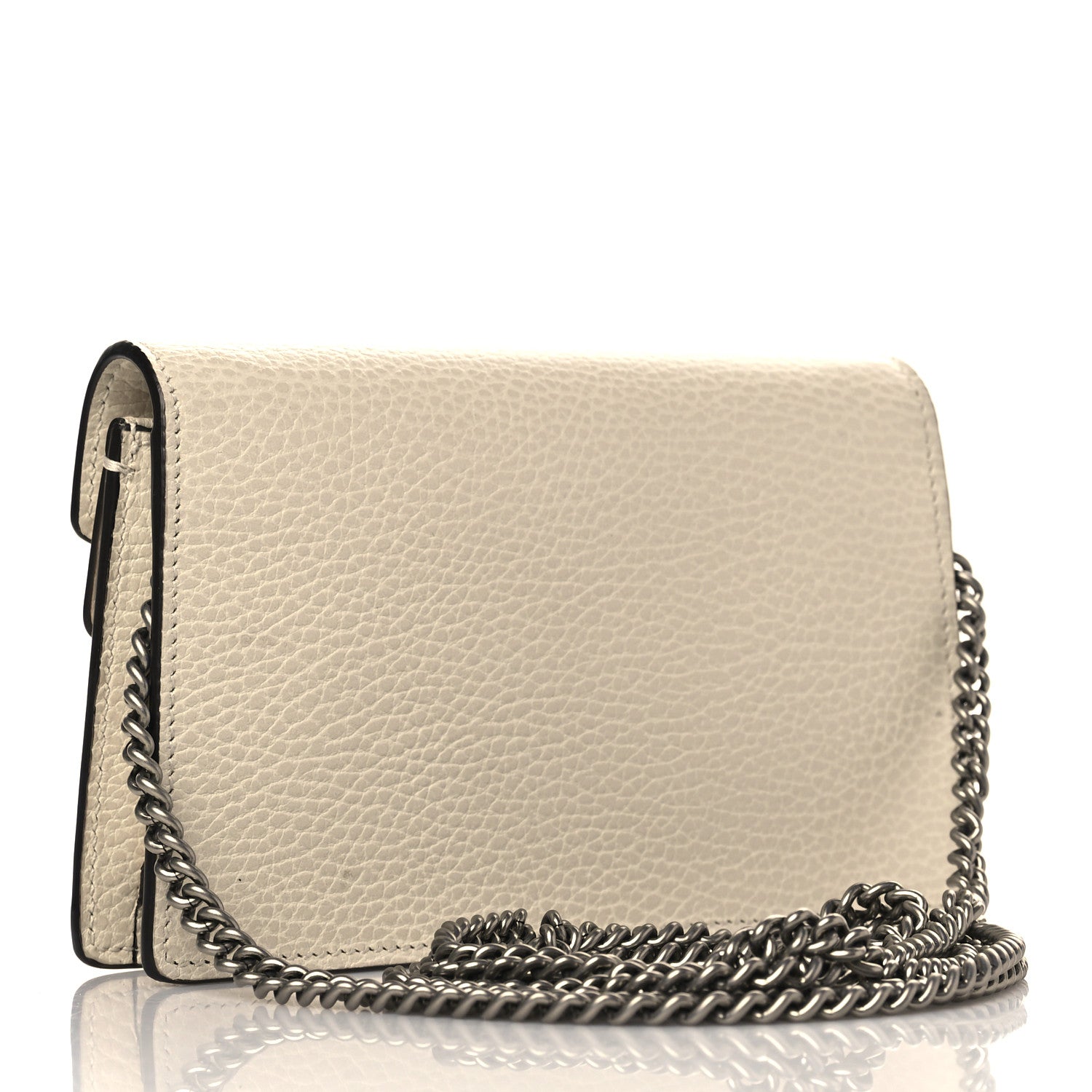 Gucci Dollar Calfskin Crystal Super Mini Dionysus Shoulder Bag Mystic White Black Diamond 3 of 10