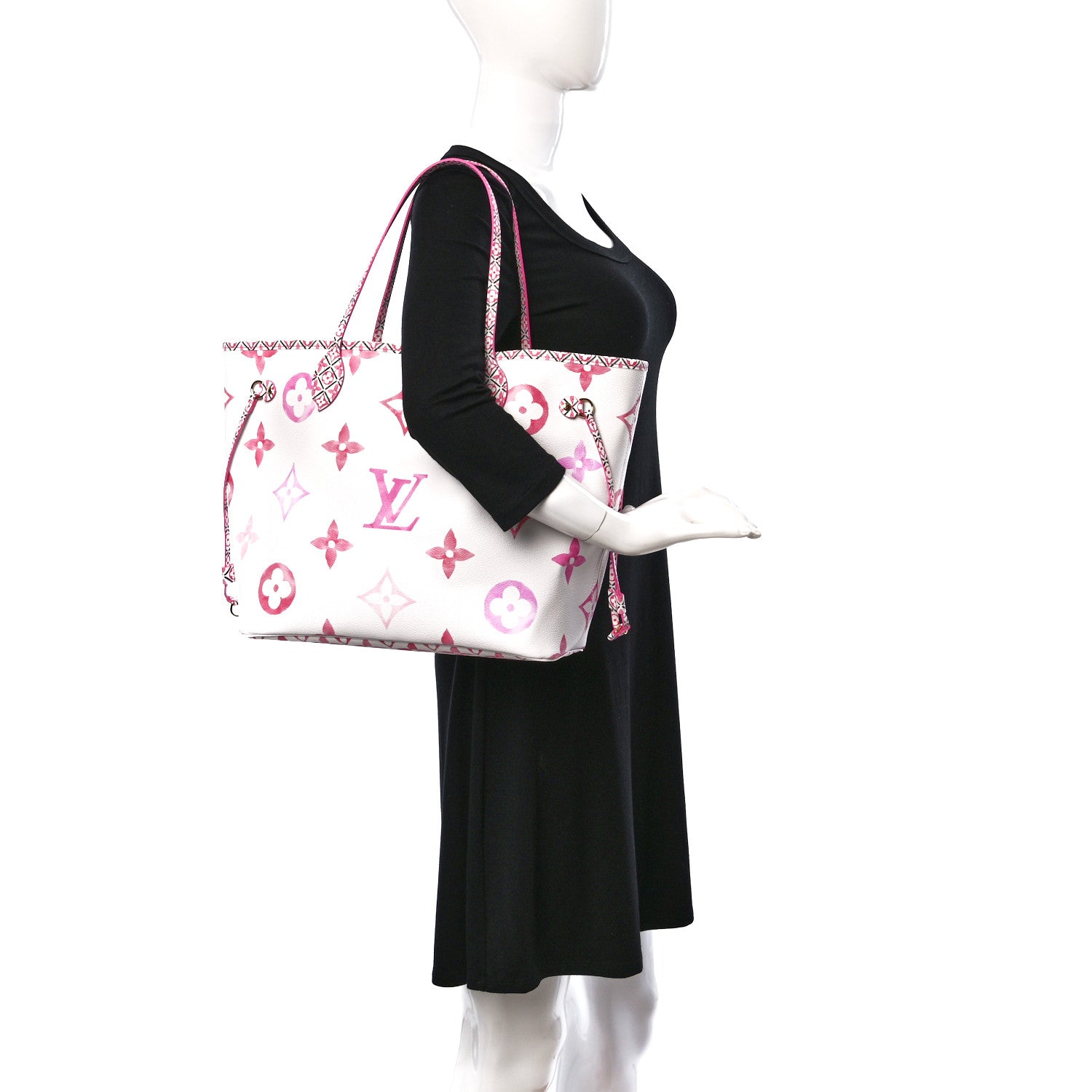 Louis Vuitton Monogram Giant By The Pool 2.0 Neverfull MM Rose 2 of 9
