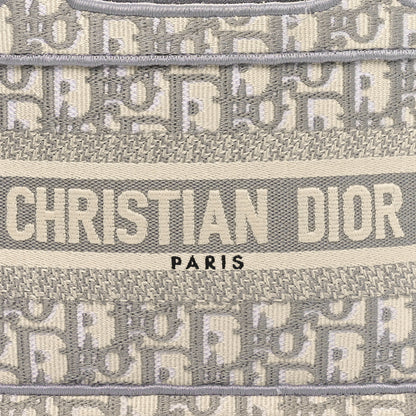 Christian Dior Oblique Mini Book Tote Grey Multicolor 8 of 12