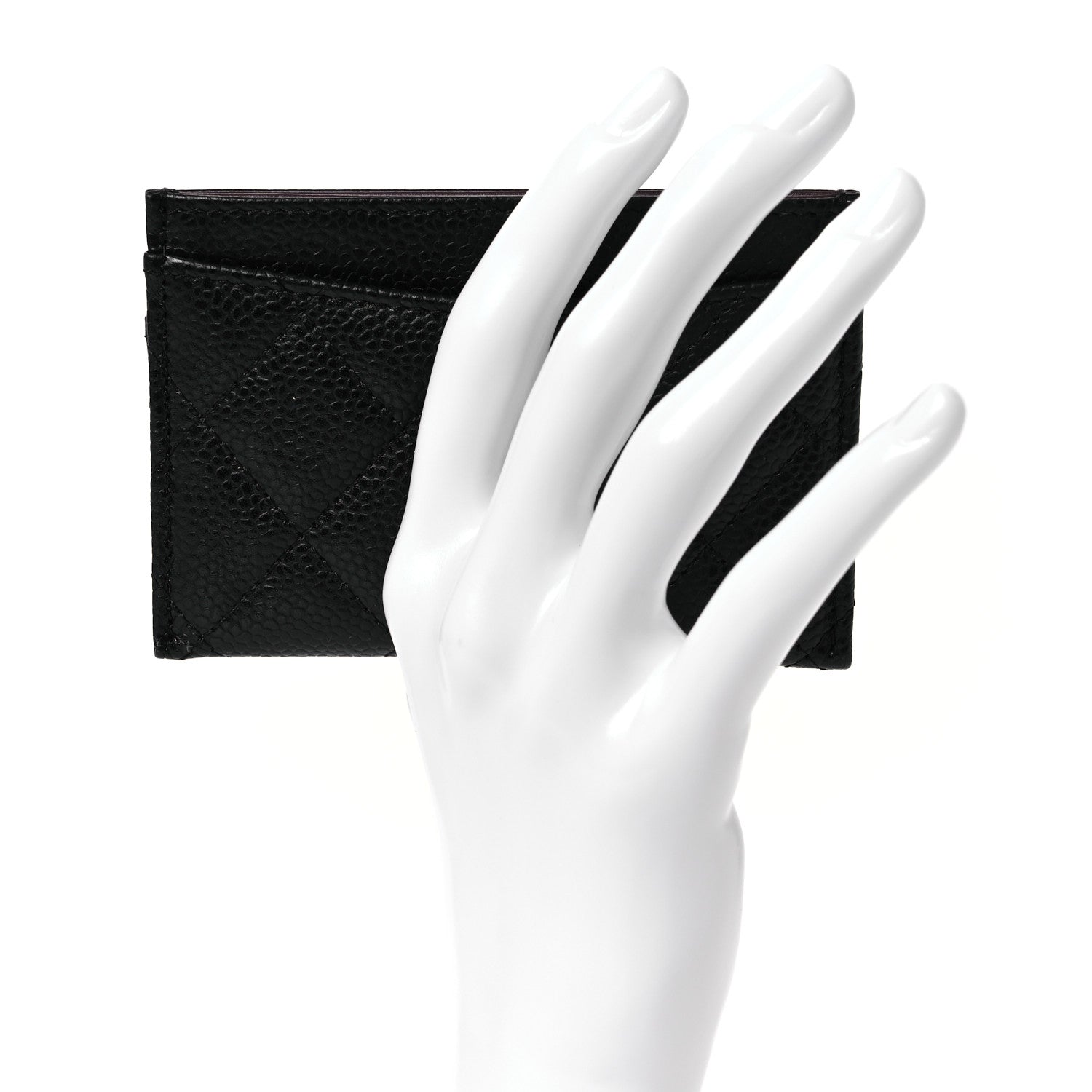 Chanel Caviar Quilted Card Holder Black 2 of 10