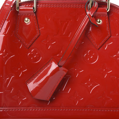Louis Vuitton Vernis Alma BB Cherry 9 of 9
