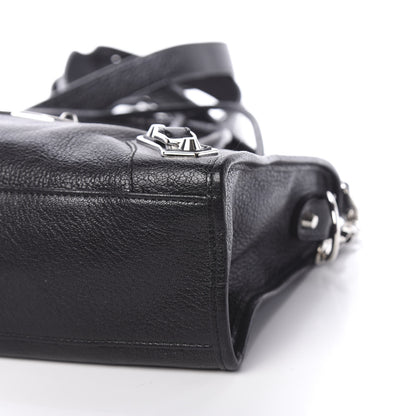 Balenciaga Chevre Silver Metallic Edge Hardware S City Black 11 of 12