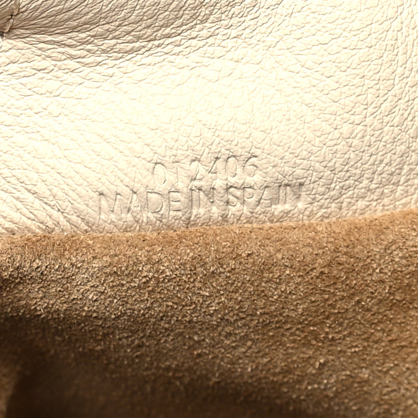 Calfskin Mini Flamenco Knot Clutch Angora