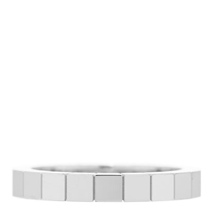 Cartier 18K White Gold Lanieres Ring 53 6.5 3 of 4