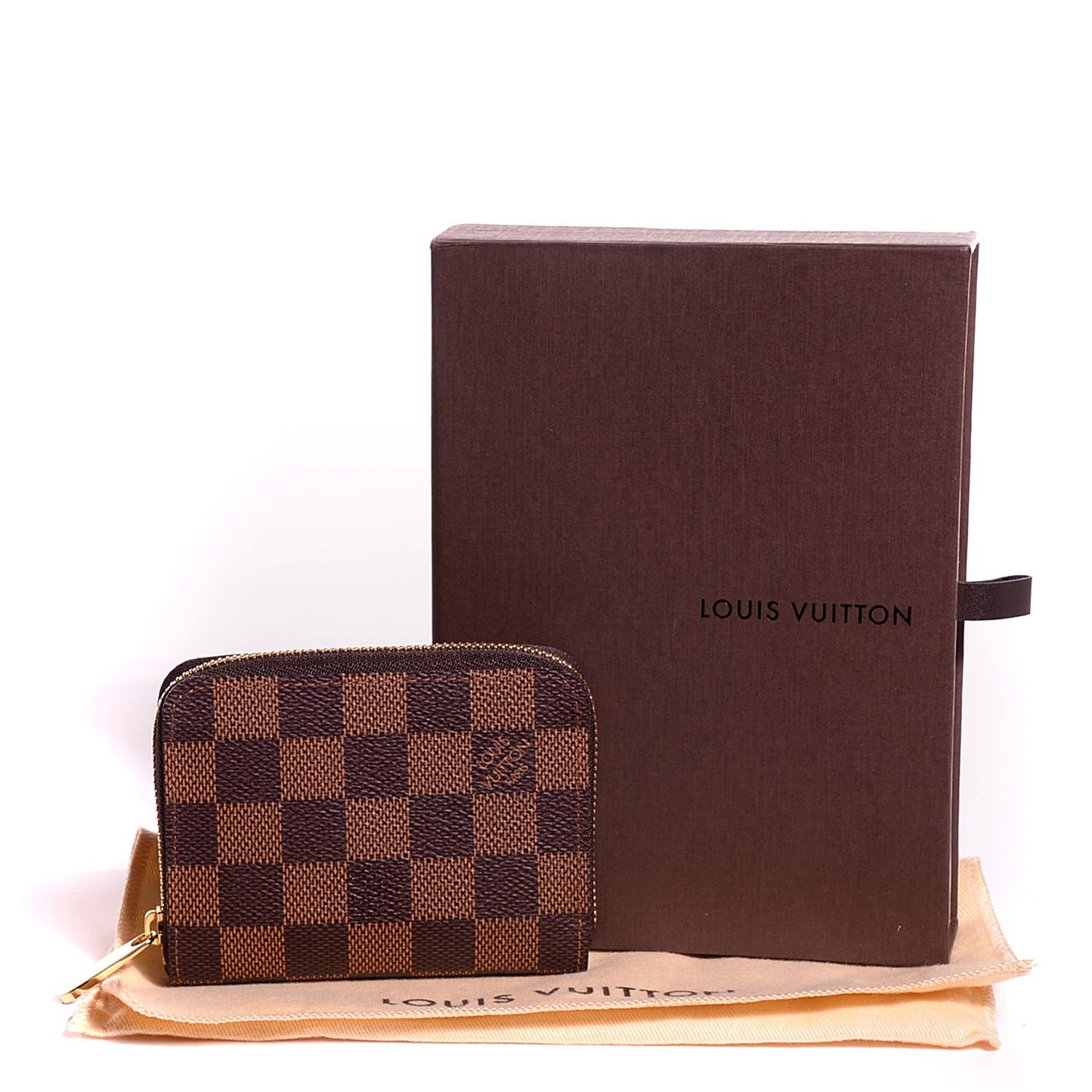 Damier Ebene Zippy Coin Purse