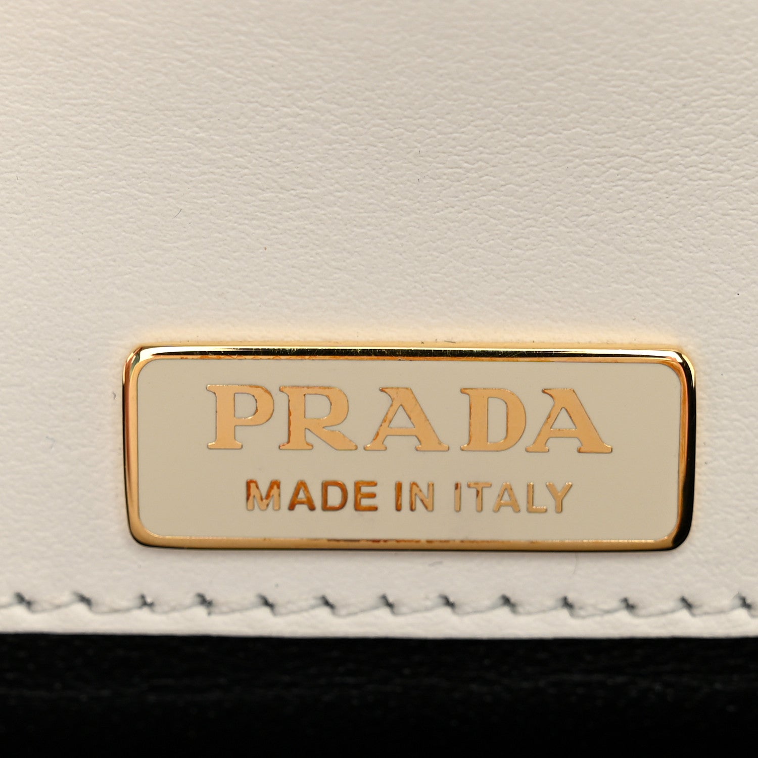 Prada City Calf Saffiano Cahier Bag Talco Black 5 of 8