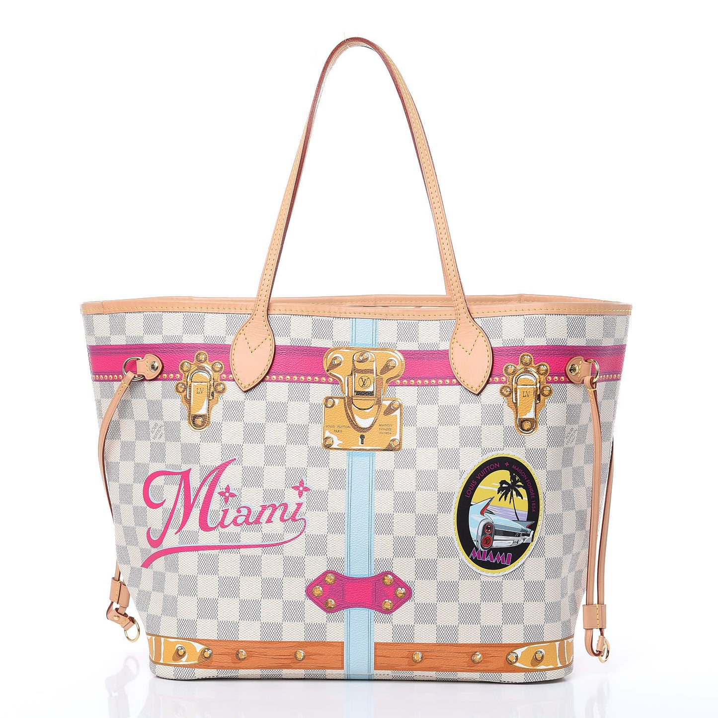 Damier Azur Summer Trunks Miami Neo Neverfull MM